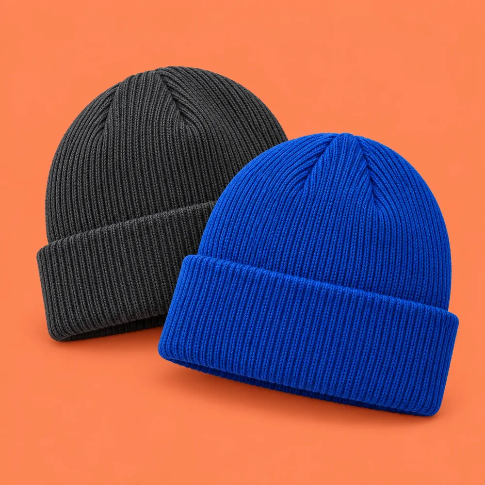 Custom beanie in Royal Blue
