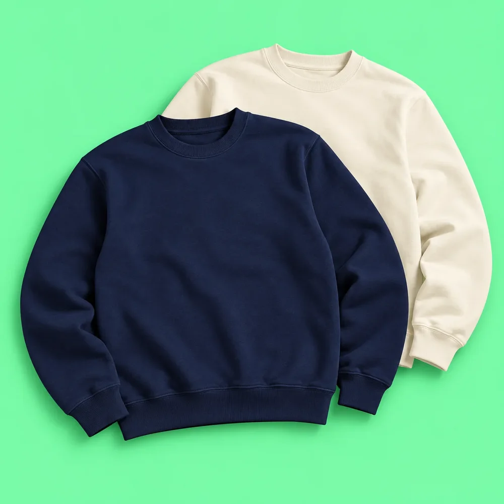 Custom crewneck in Navy